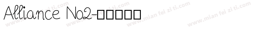 Alliance No2字体转换